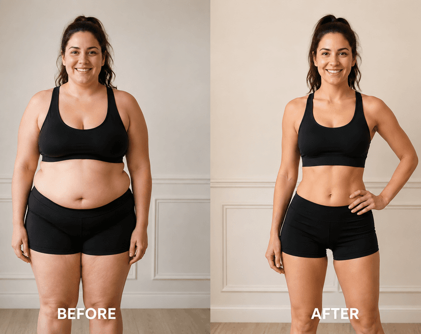 Mary before and after